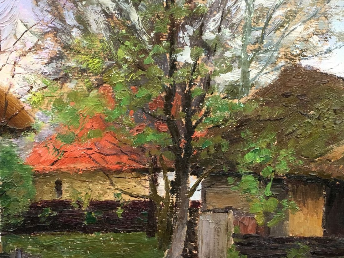 Oil painting Rural life Ivan Kirillovich Tsyupka - 5