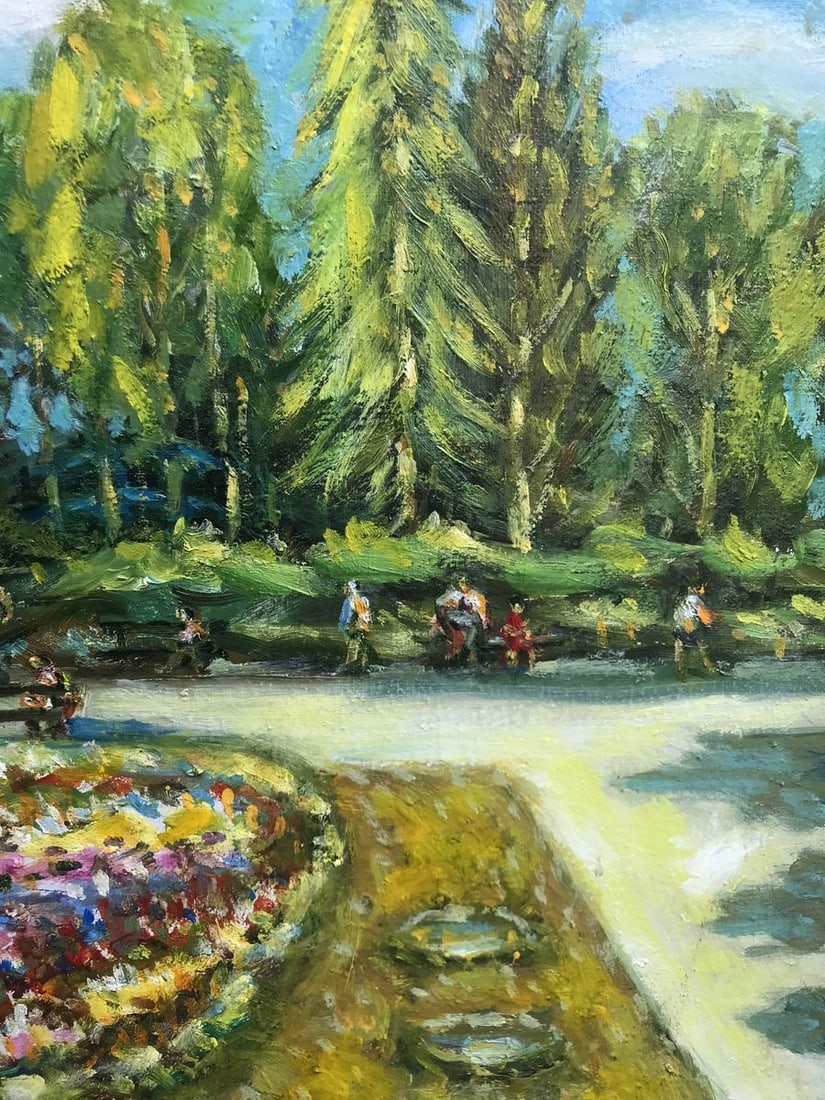 Oil painting Garden house Shapoval Ivan Leontyevich - 10