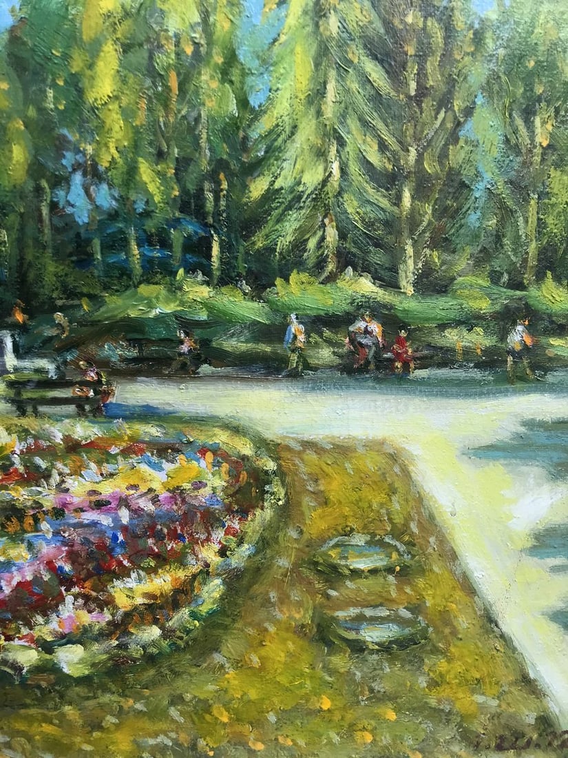 Oil painting Garden house Shapoval Ivan Leontyevich - 11