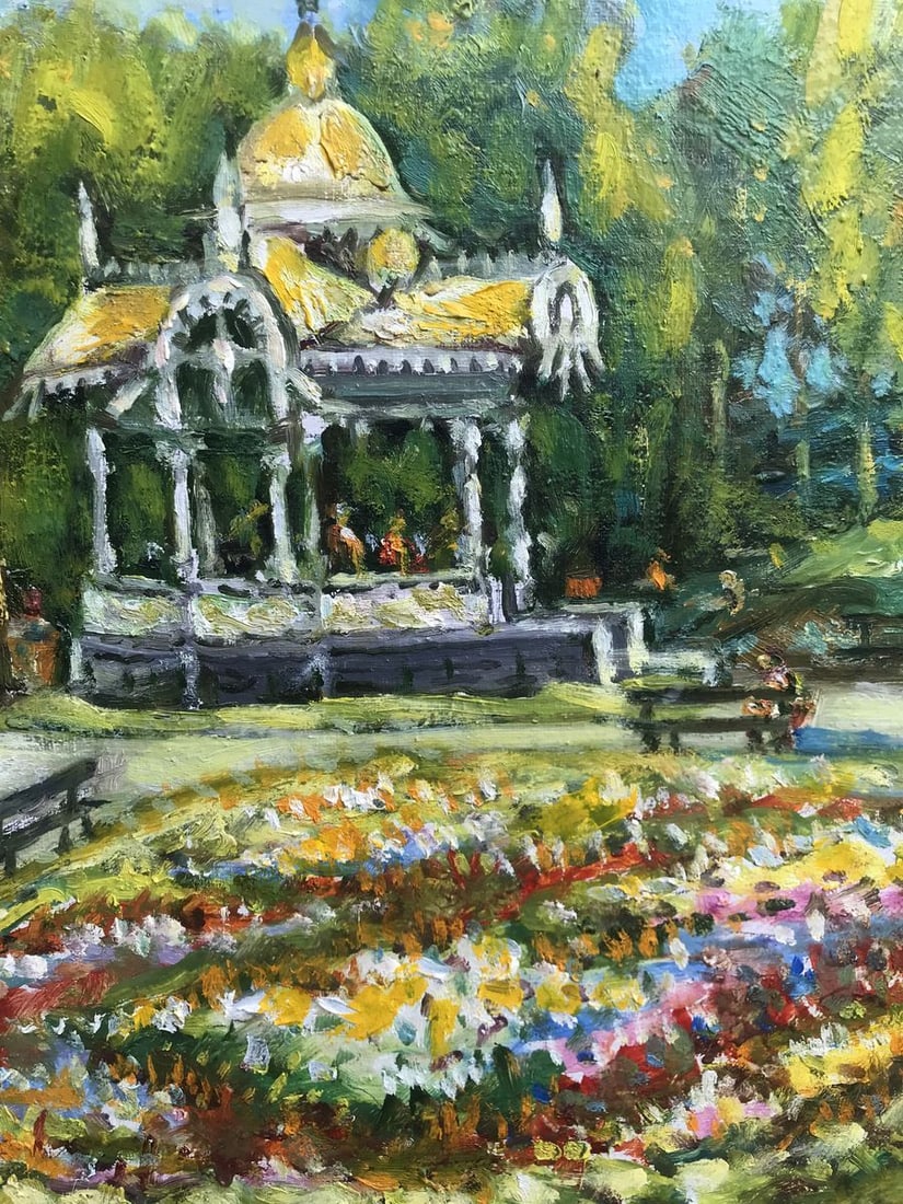 Oil painting Garden house Shapoval Ivan Leontyevich - 6