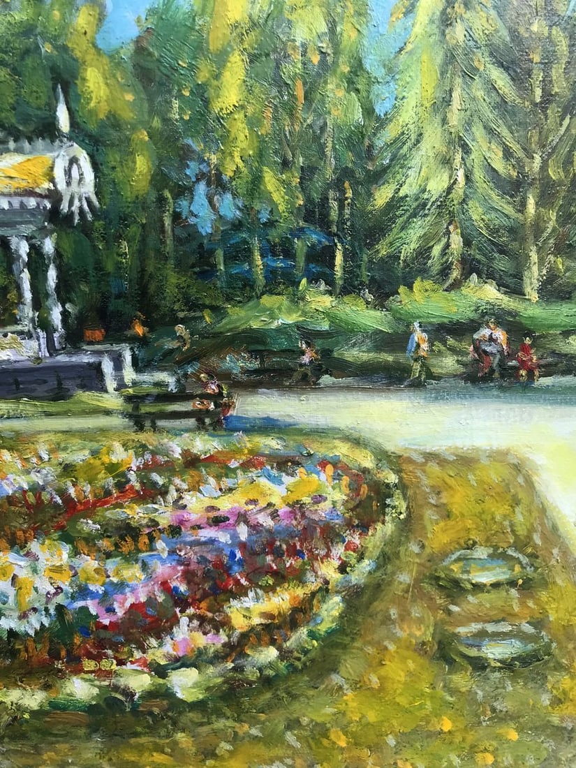 Oil painting Garden house Shapoval Ivan Leontyevich - 9