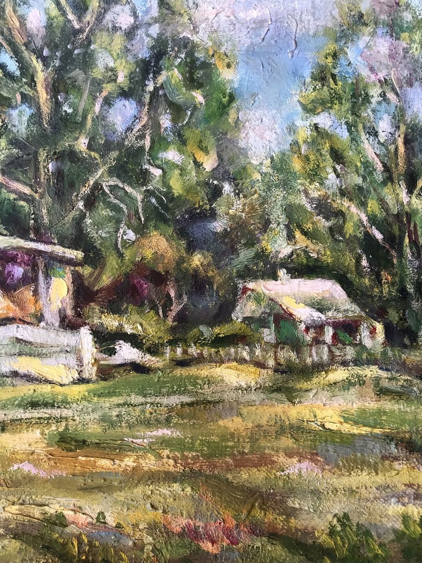 Oil painting The village of Kurgan Shapoval Ivan Leontyevich - 11