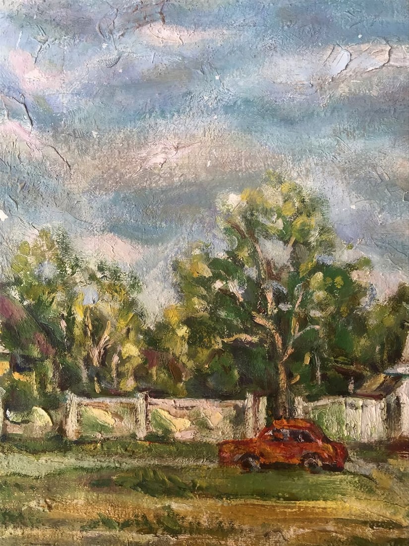 Oil painting The village of Kurgan Shapoval Ivan Leontyevich - 4