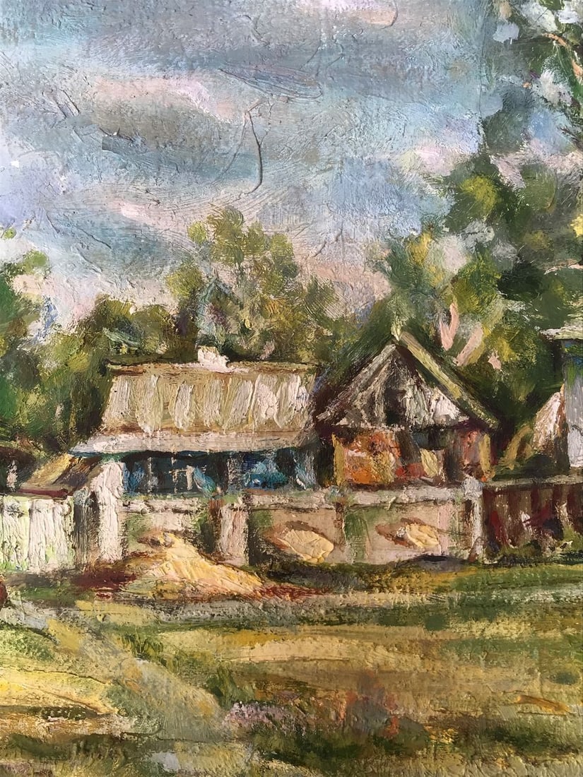 Oil painting The village of Kurgan Shapoval Ivan Leontyevich - 8