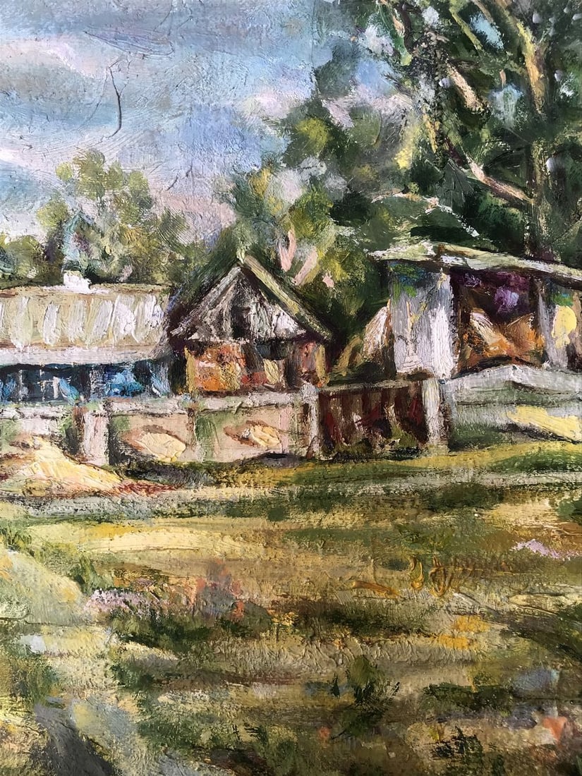 Oil painting The village of Kurgan Shapoval Ivan Leontyevich - 9