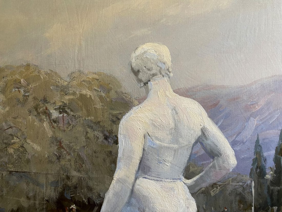 Oil painting Alushta city Unknown artist - 5