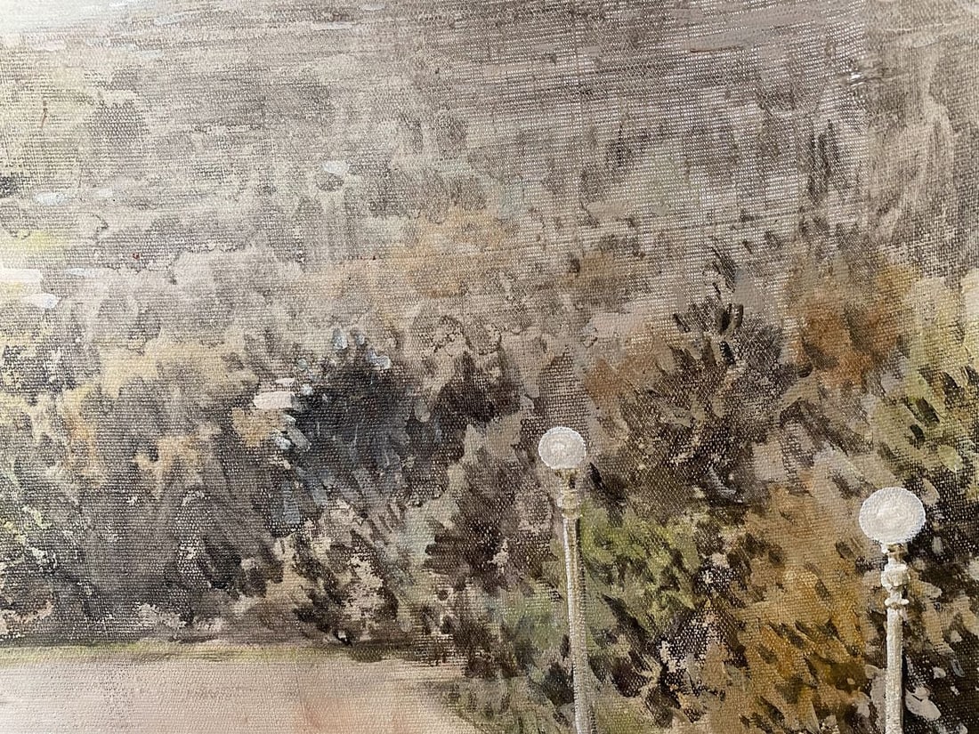 Oil painting Walk around Odessa Unknown artist - 5