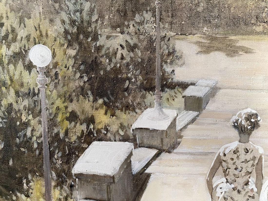 Oil painting Walk around Odessa Unknown artist - 6
