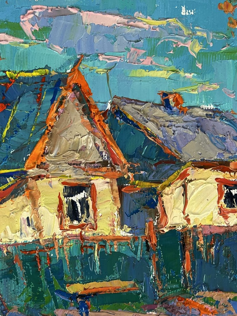 Oil painting A walk along the morning street Oksana Ivanyuk - 6