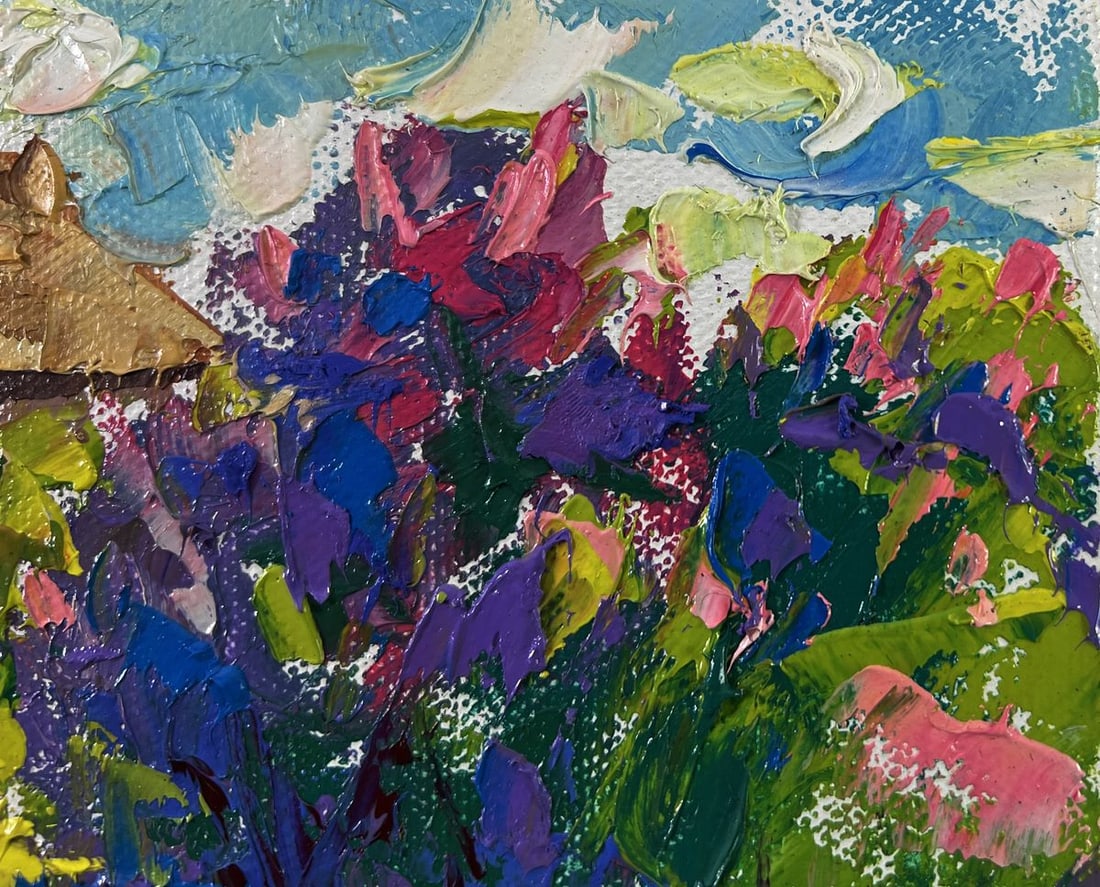 Oil painting Spring breathes memories Oleksiy Ivanyuk - 4