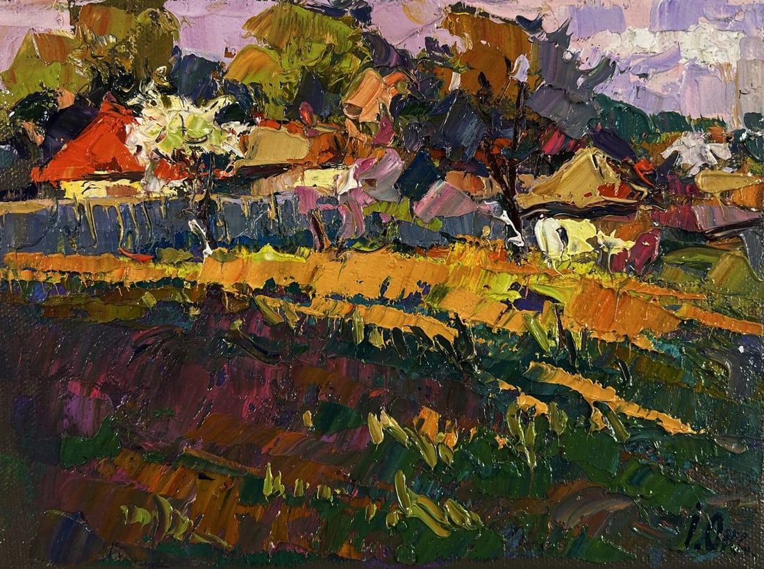 Oil painting Warm touch of light Oksana Ivanyuk - 3