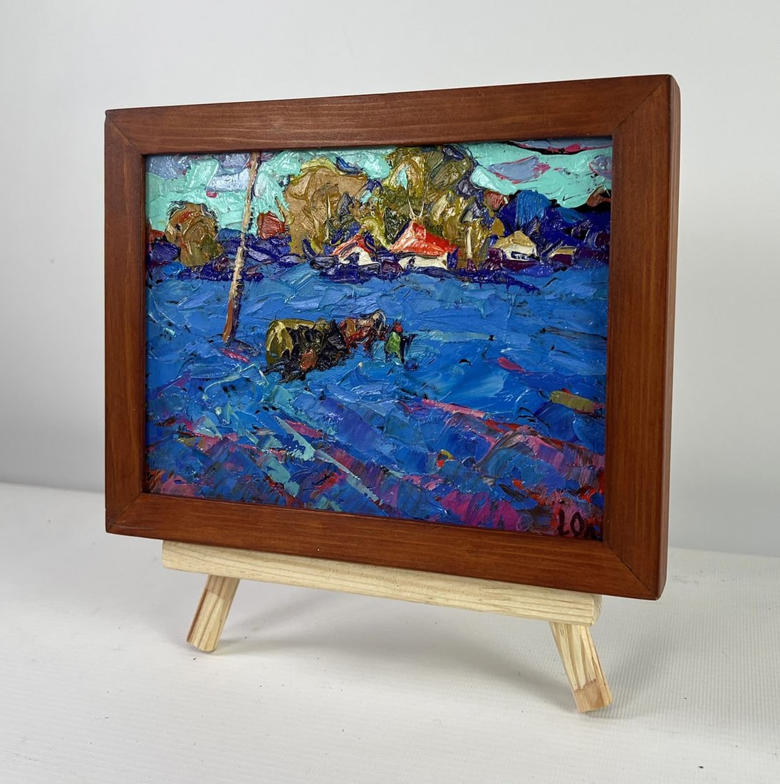 Oil painting The path to your home Alex Kalenyuk - 2