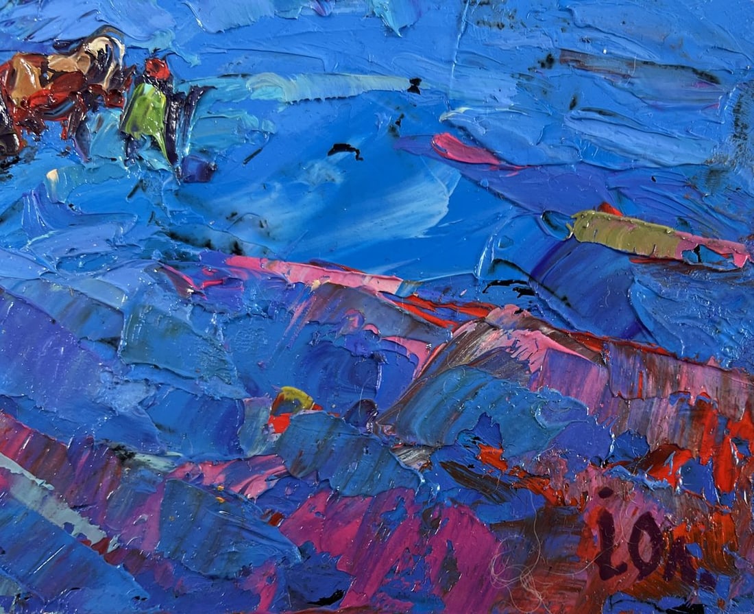 Oil painting The path to your home Alex Kalenyuk - 5