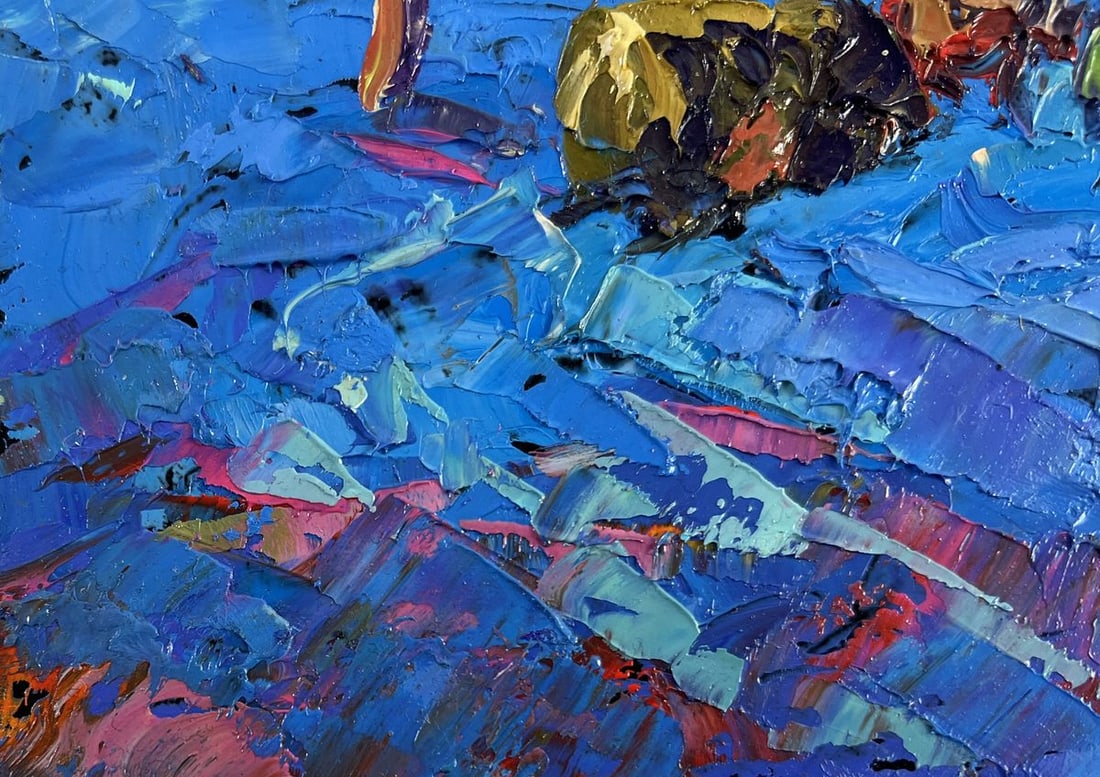 Oil painting The path to your home Alex Kalenyuk - 6