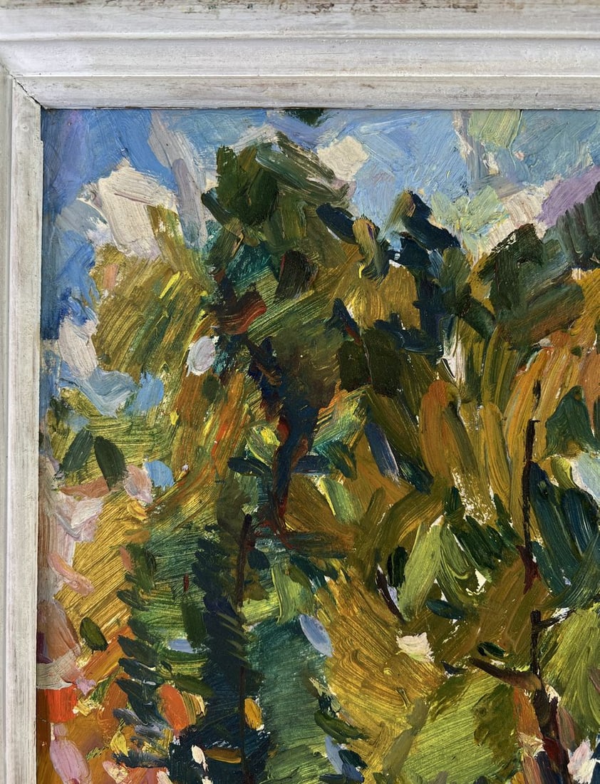 Oil painting Shadows in the greenhouse Peter Dobrev - 6