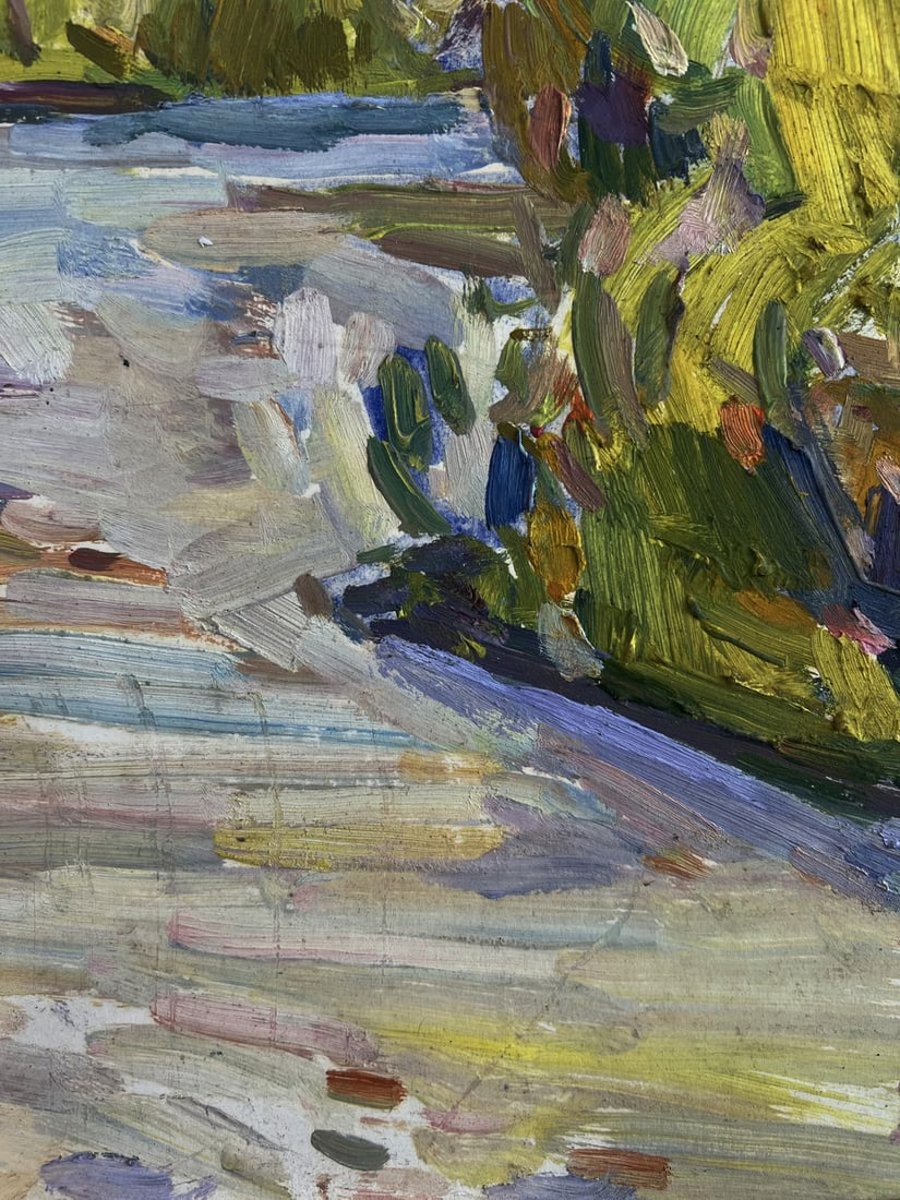 Oil painting Shadows in the greenhouse Peter Dobrev - 8