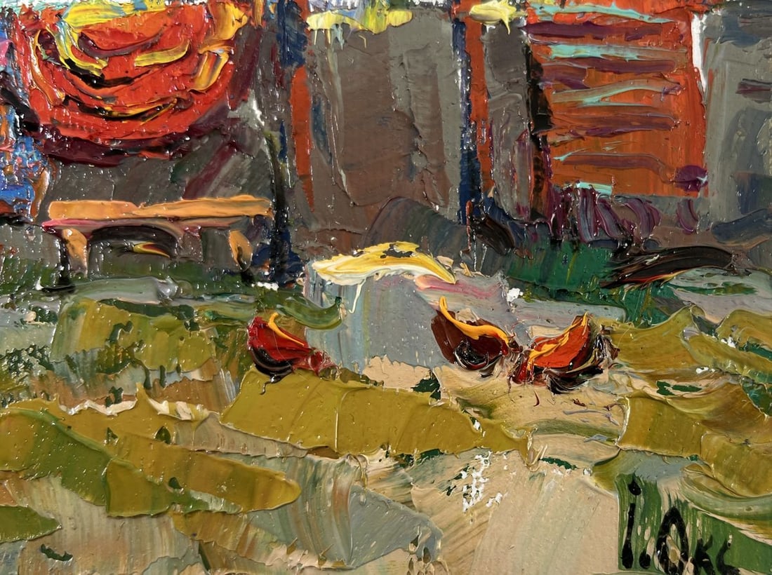 Oil painting Evening has come Oksana Kalenyuk - 5