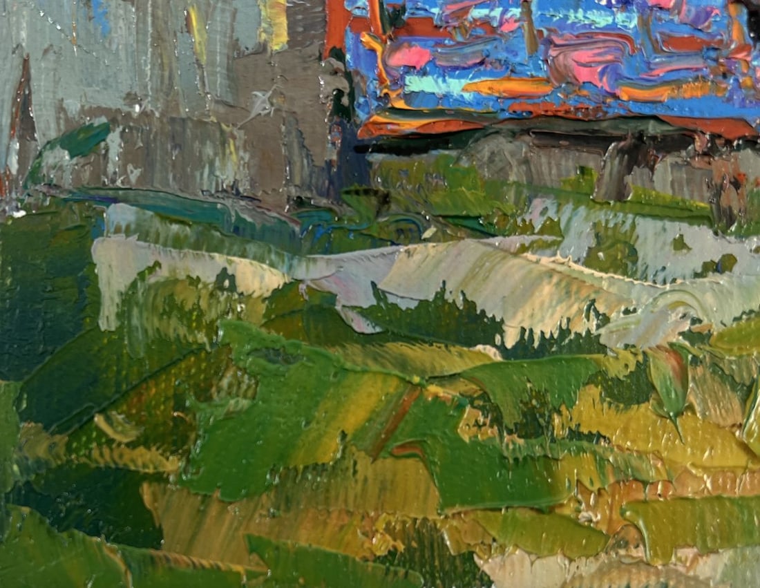 Oil painting Evening has come Oksana Kalenyuk - 6