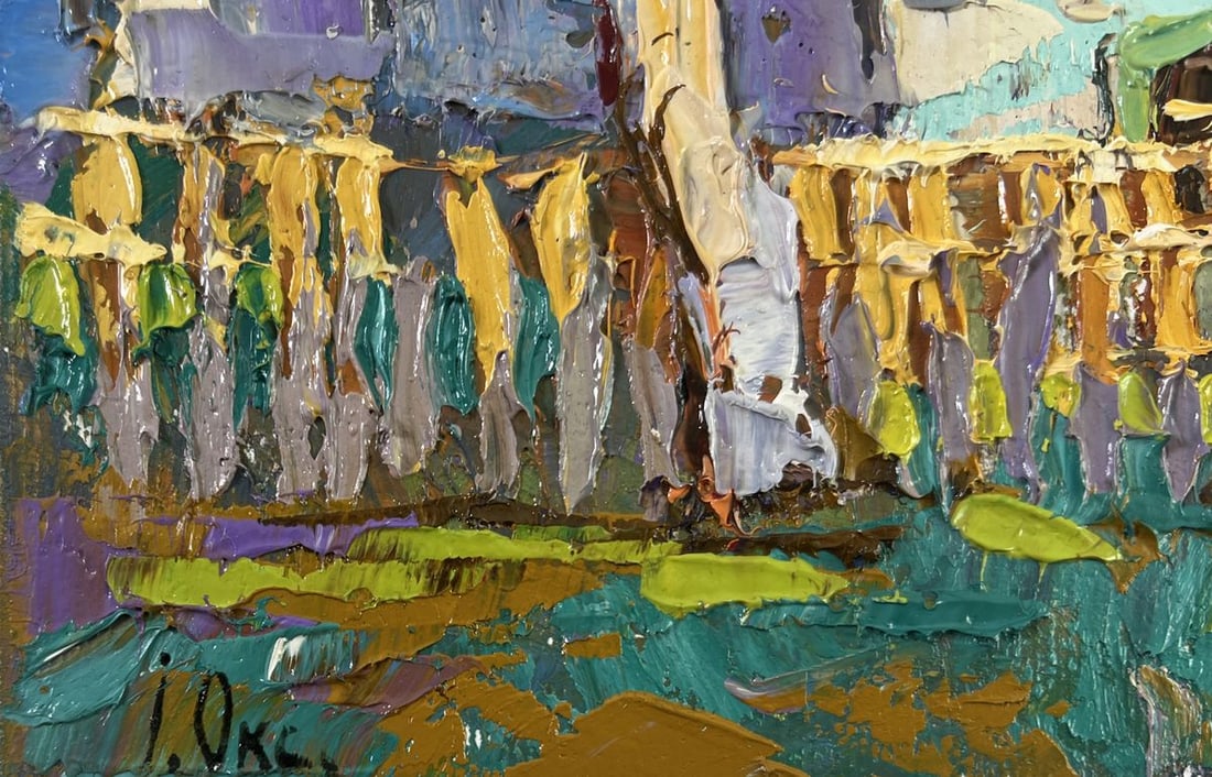 Oil painting Early spring has arrived Oksana Kalenyuk - 6