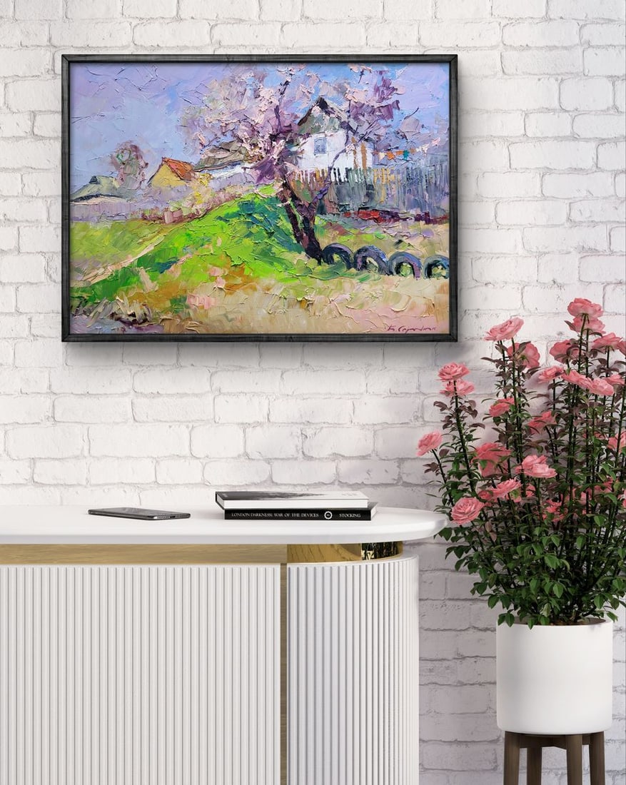 Oil painting The magic of spring Boris Serdyuk - 3
