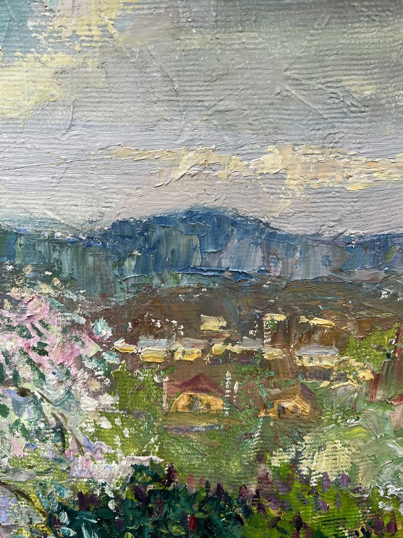 Oil painting May is blooming V. Mishurovsky - 4