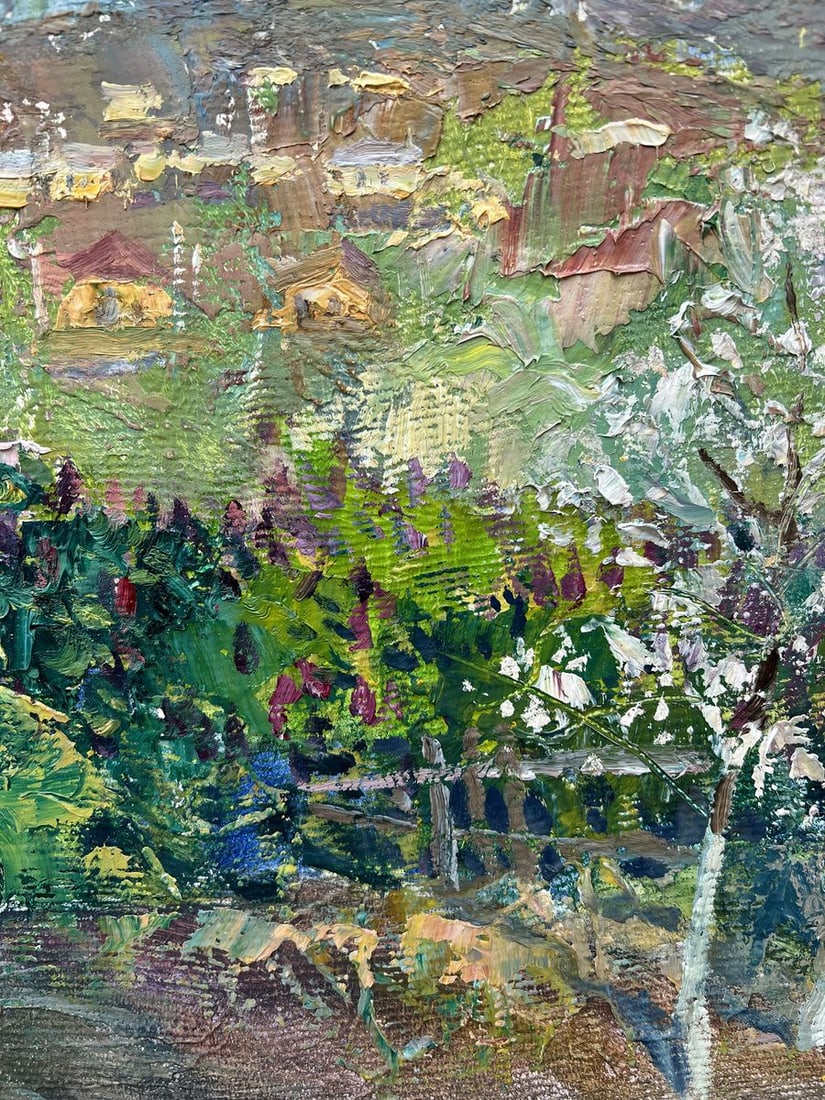Oil painting May is blooming V. Mishurovsky - 5