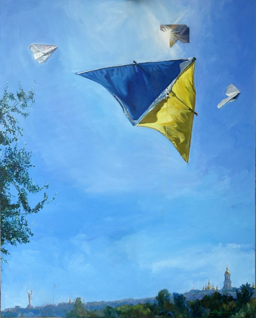 Oil painting Let's save, let's get up Varvarov Anatoly Viktorovich - 6