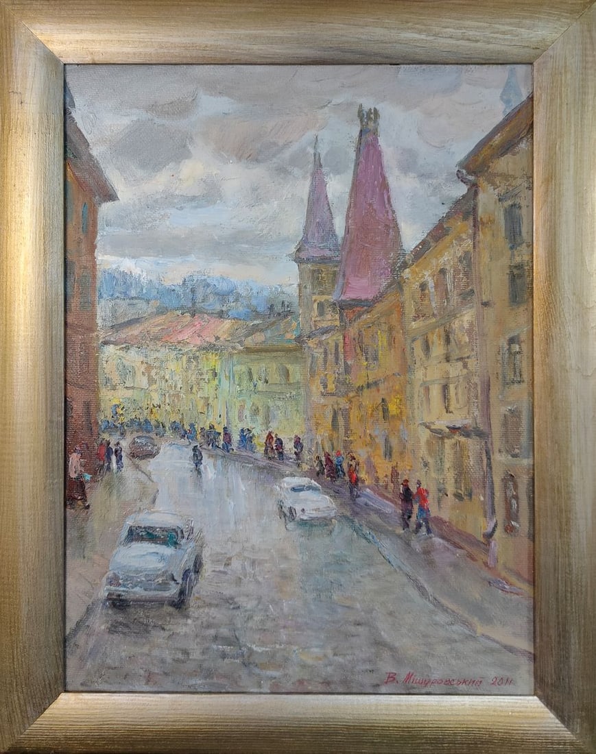 Oil painting Lviv Mishurovsky V. V.: Title: Oil painting Lviv Mishurovsky V. V. Description: 38 *** ABOUT THIS PAINTING *** * TITLE: "Lviv" * ARTISTS: Mishurovsky V. V. * SIZE: 40x30 cm/ 15,74x11,81inches * MEDIUM: Oil, canvas * HAND