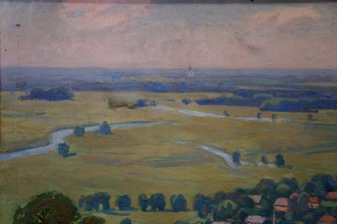Oil painting Urban landscape - 3