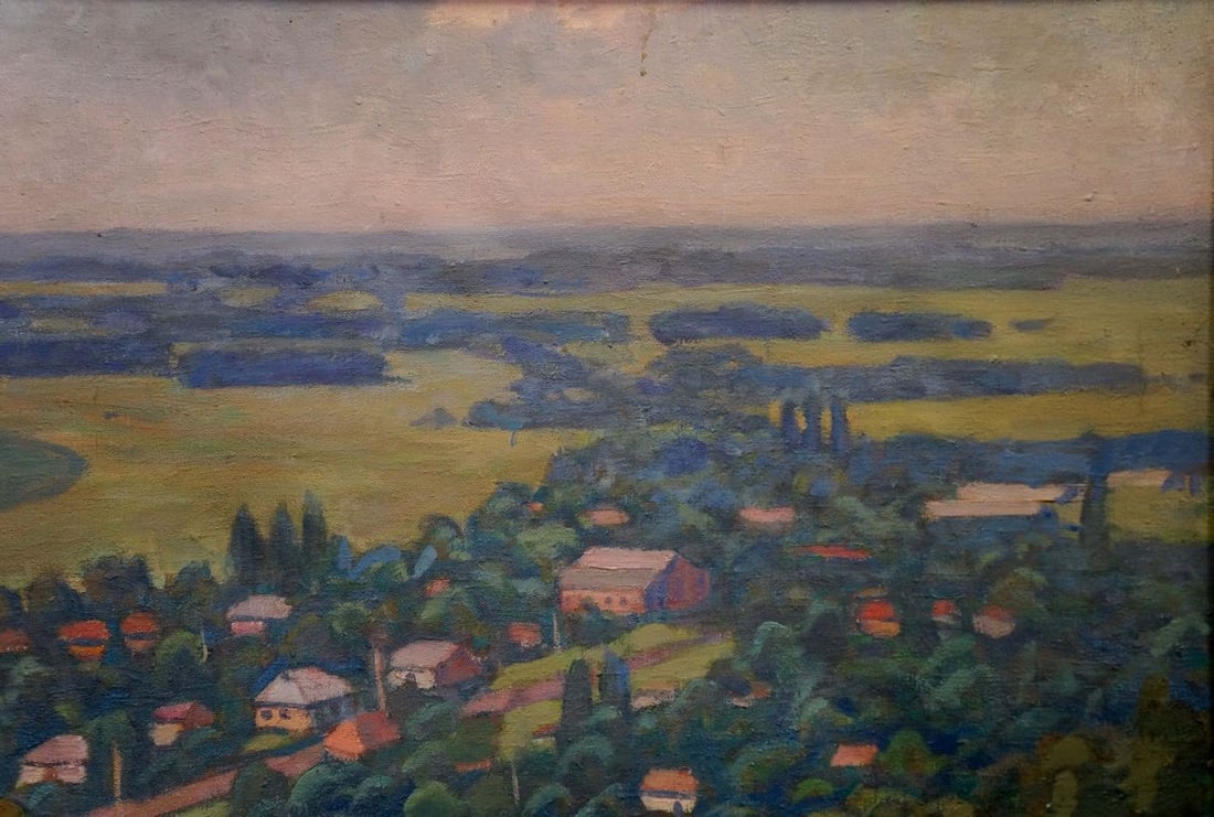 Oil painting Urban landscape - 4