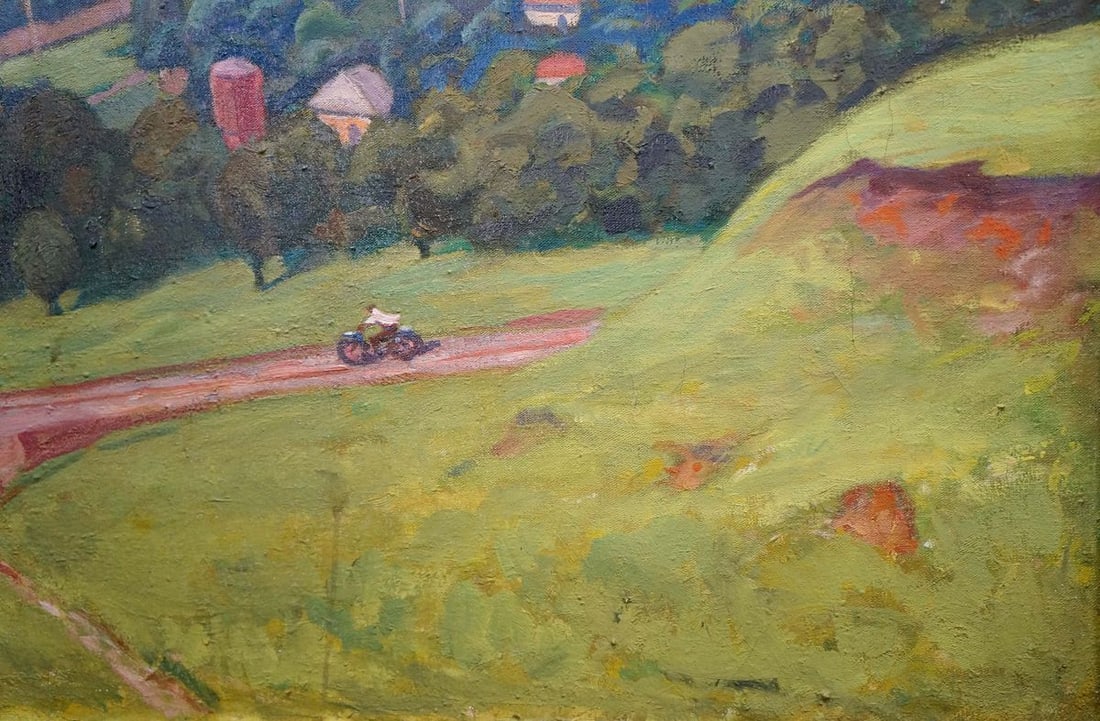 Oil painting Urban landscape - 5