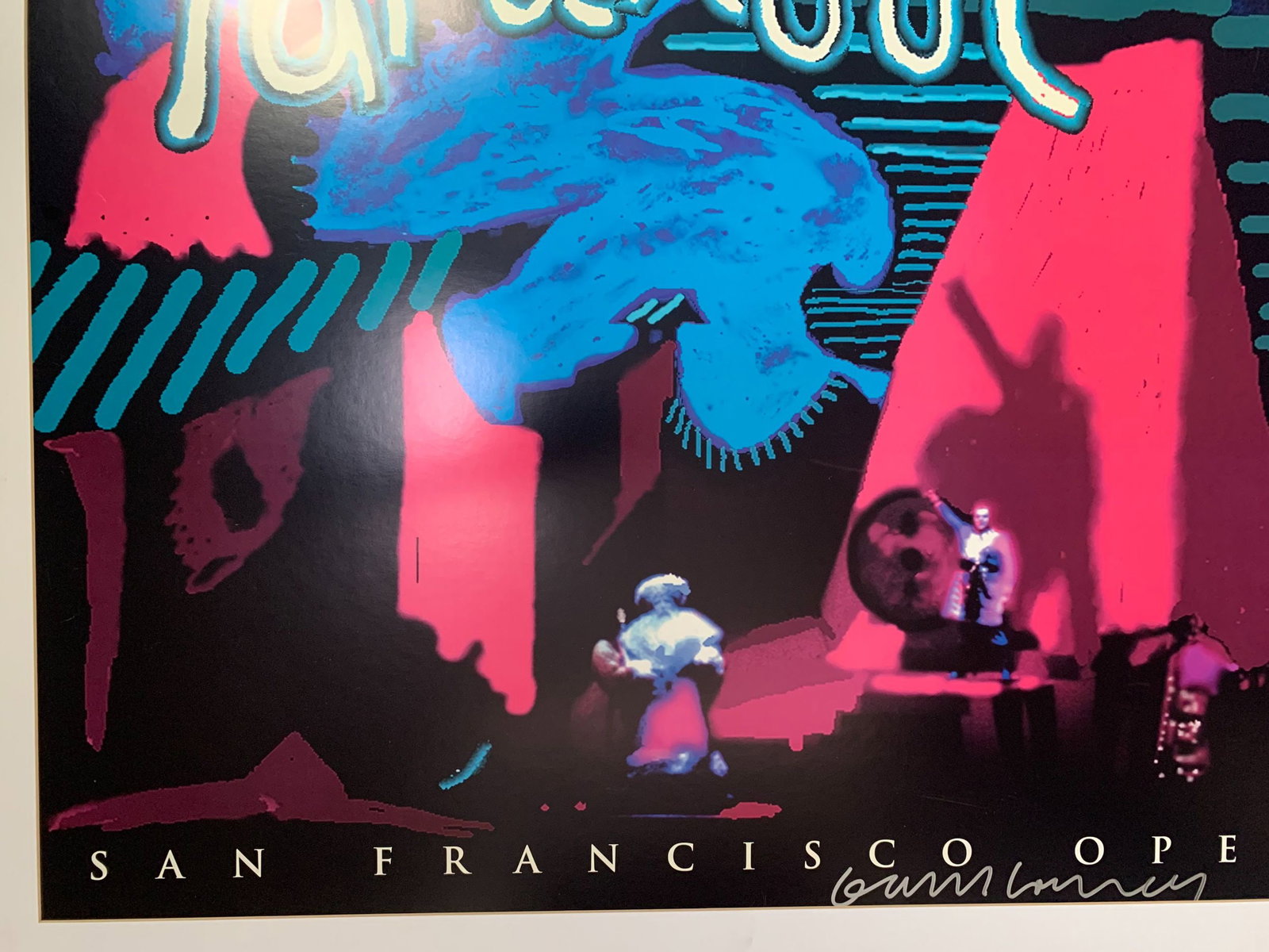 Turandot - SF Opera - Signed by Davis Hockney (1993) 24x39.25 US Music Poster - Matte - 4