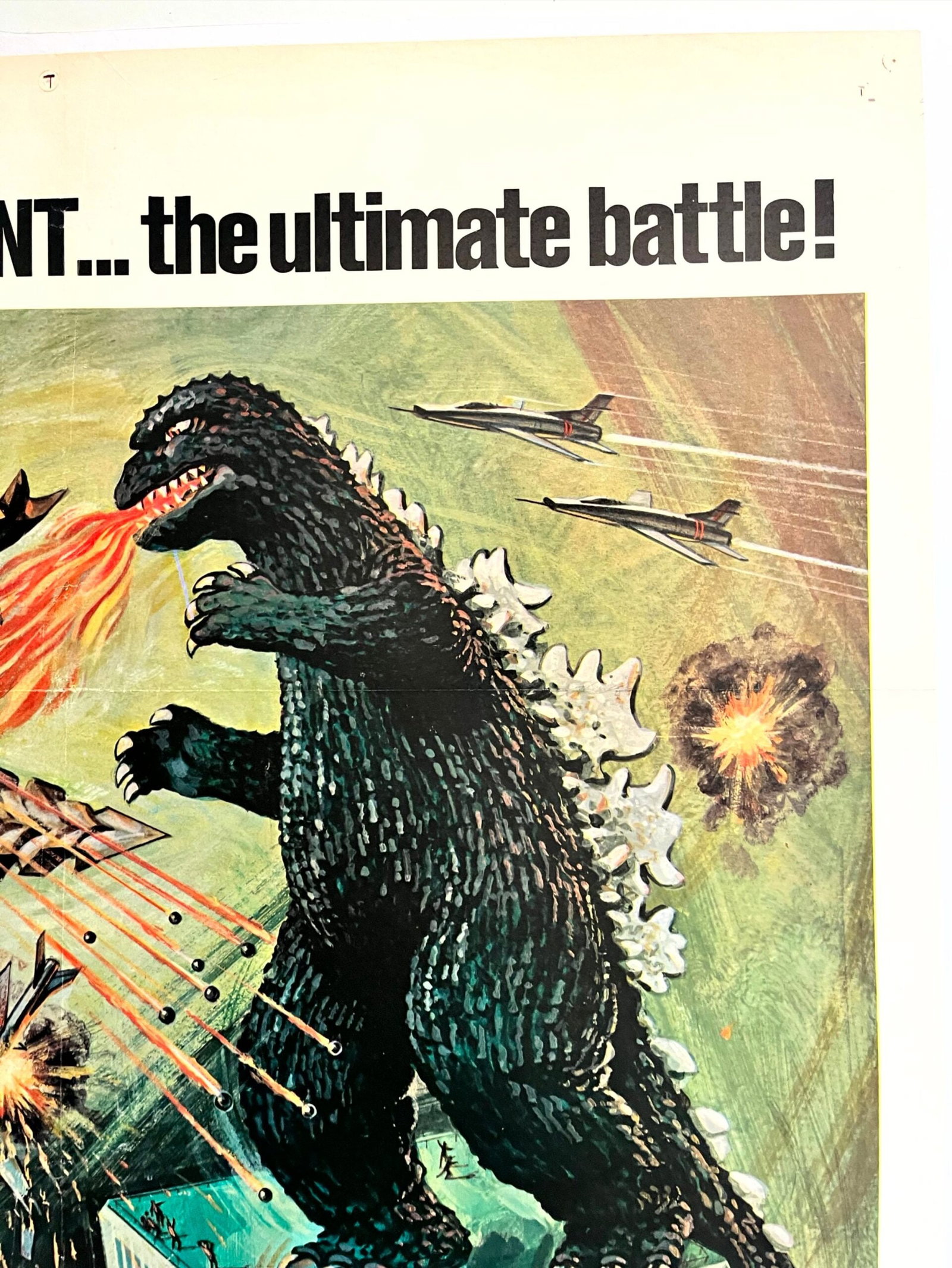 Godzilla Vs. Megalon (1973) US One Sheet Movie Poster LB - 2
