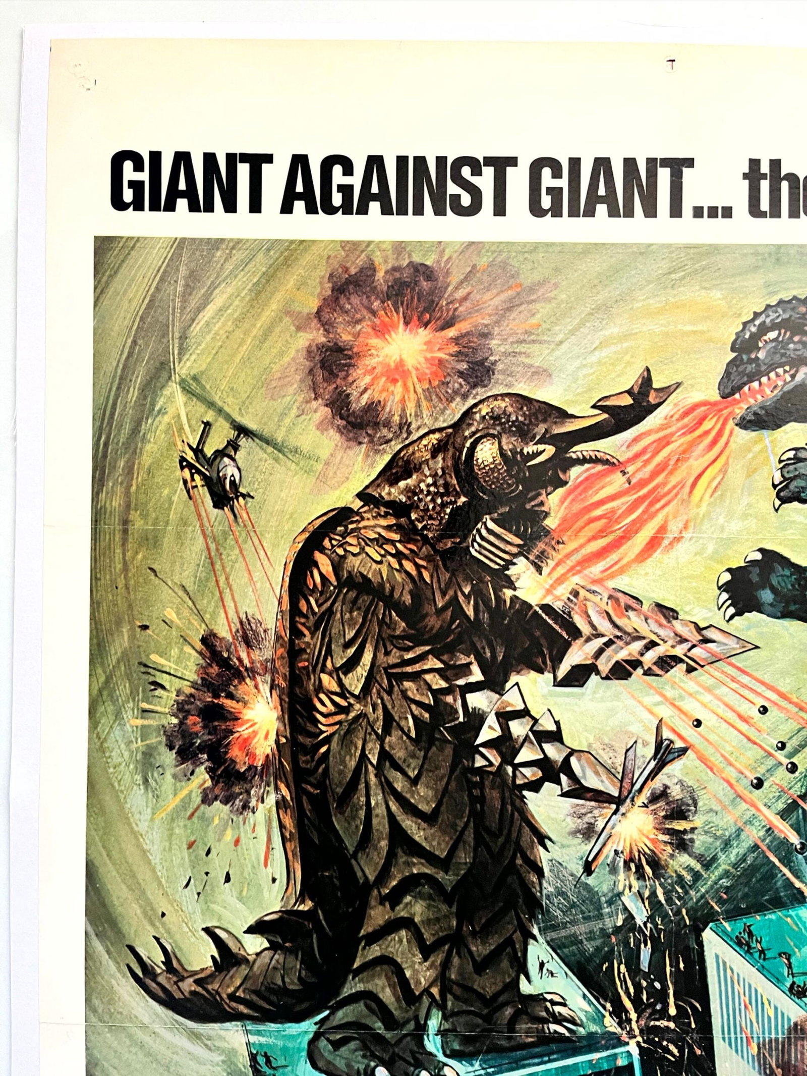 Godzilla Vs. Megalon (1973) US One Sheet Movie Poster LB - 3