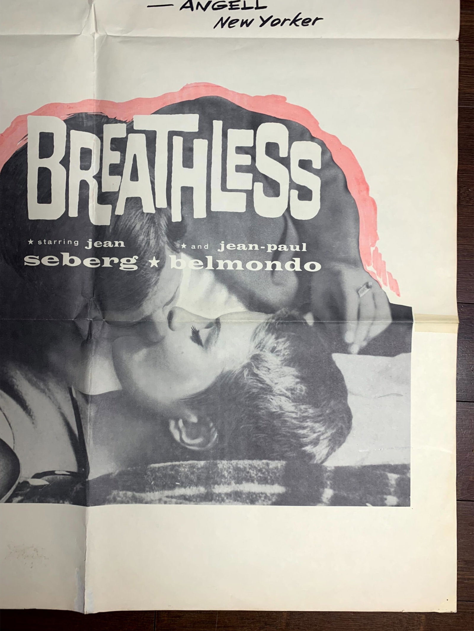 Breathless - Dir. Jean Luc Goddard (1960) US One Sheet Movie Poster - 4