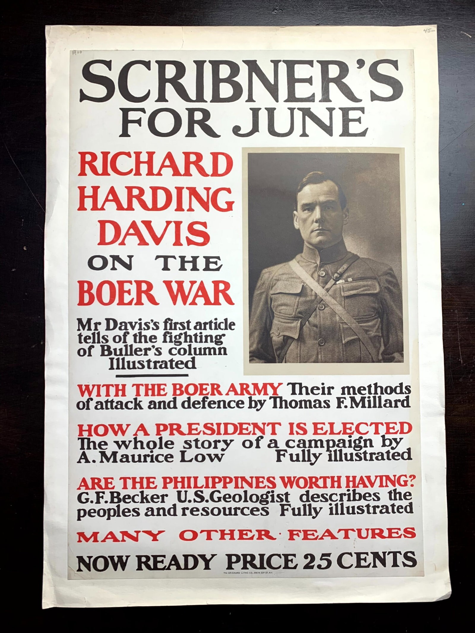 Scribners Bundle x4 (1900's) US News Stand Posters - 3