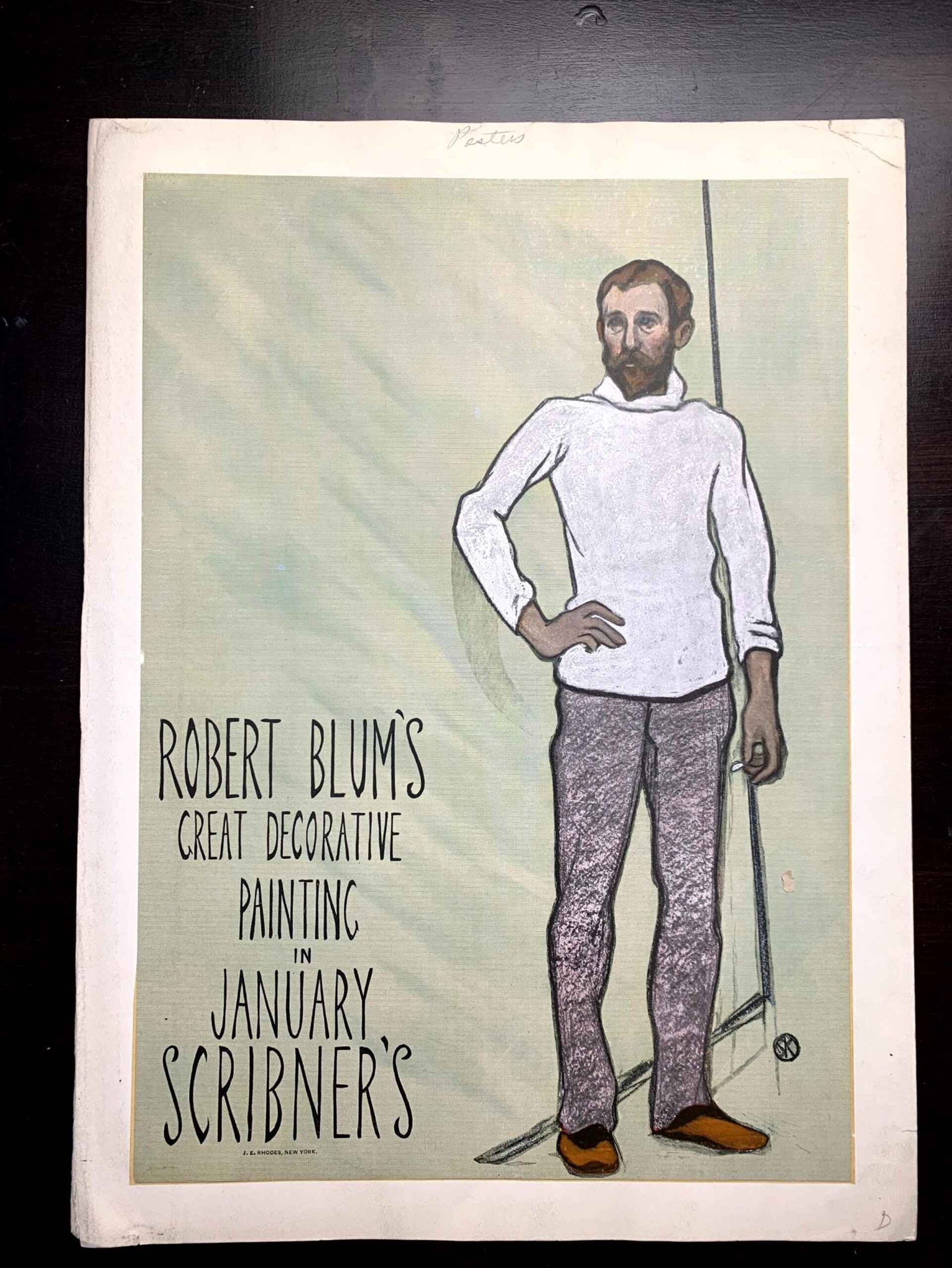 Scribners Bundle x4 (1900's) US News Stand Posters - 4