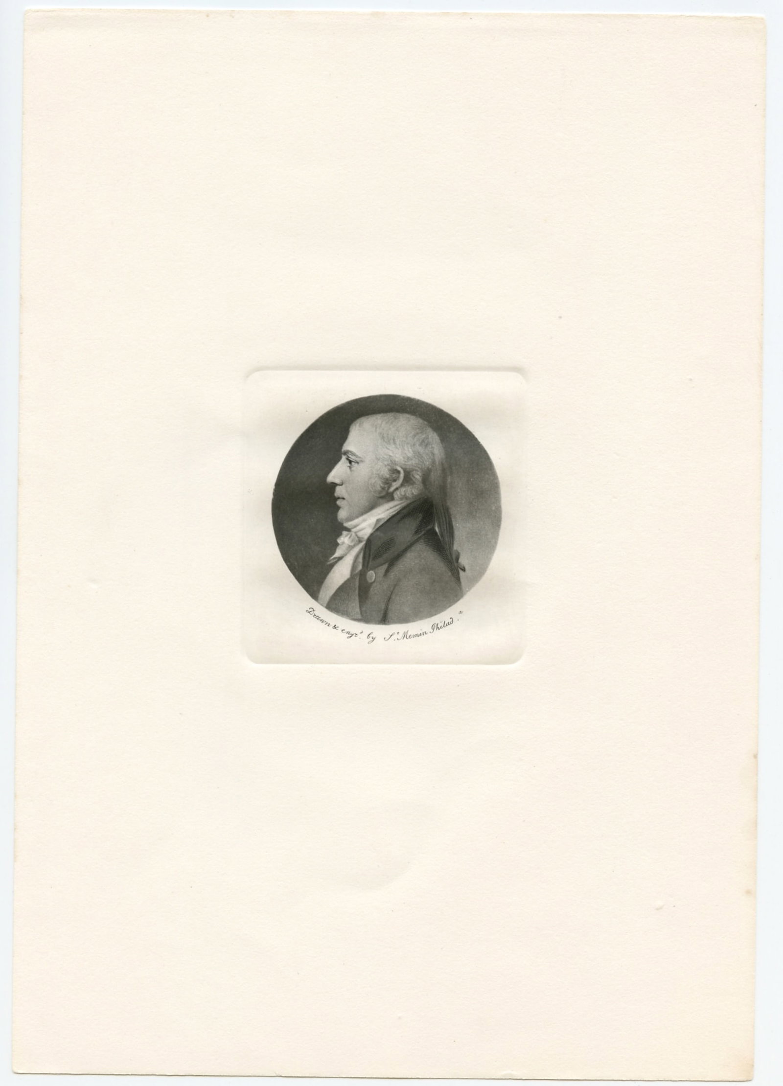 Charles Saint-Memin engraving - 2