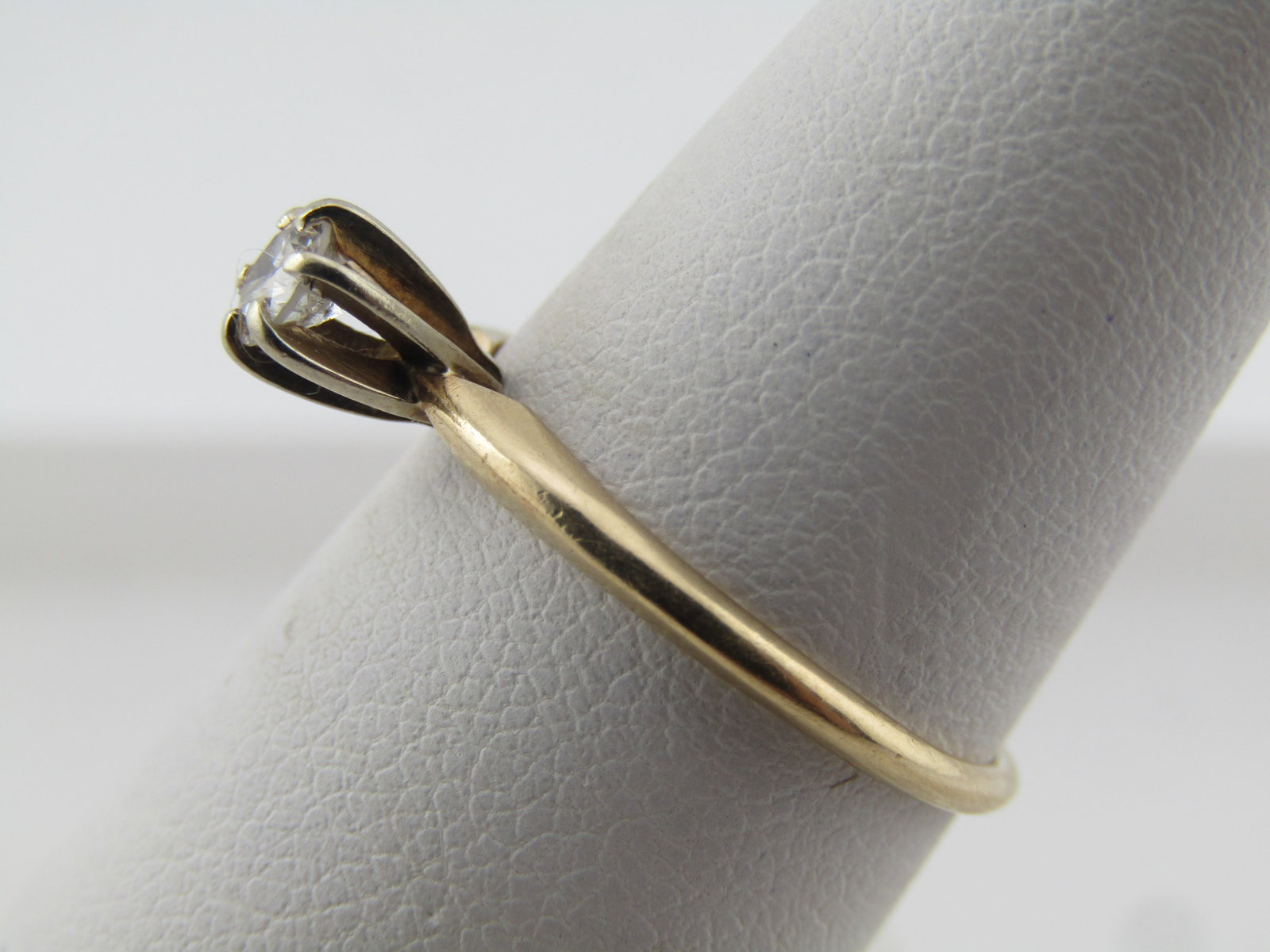 Vintage 14kt Engagement Ring, Sz. 7 .25 CTW, 1940's-1970's - 2