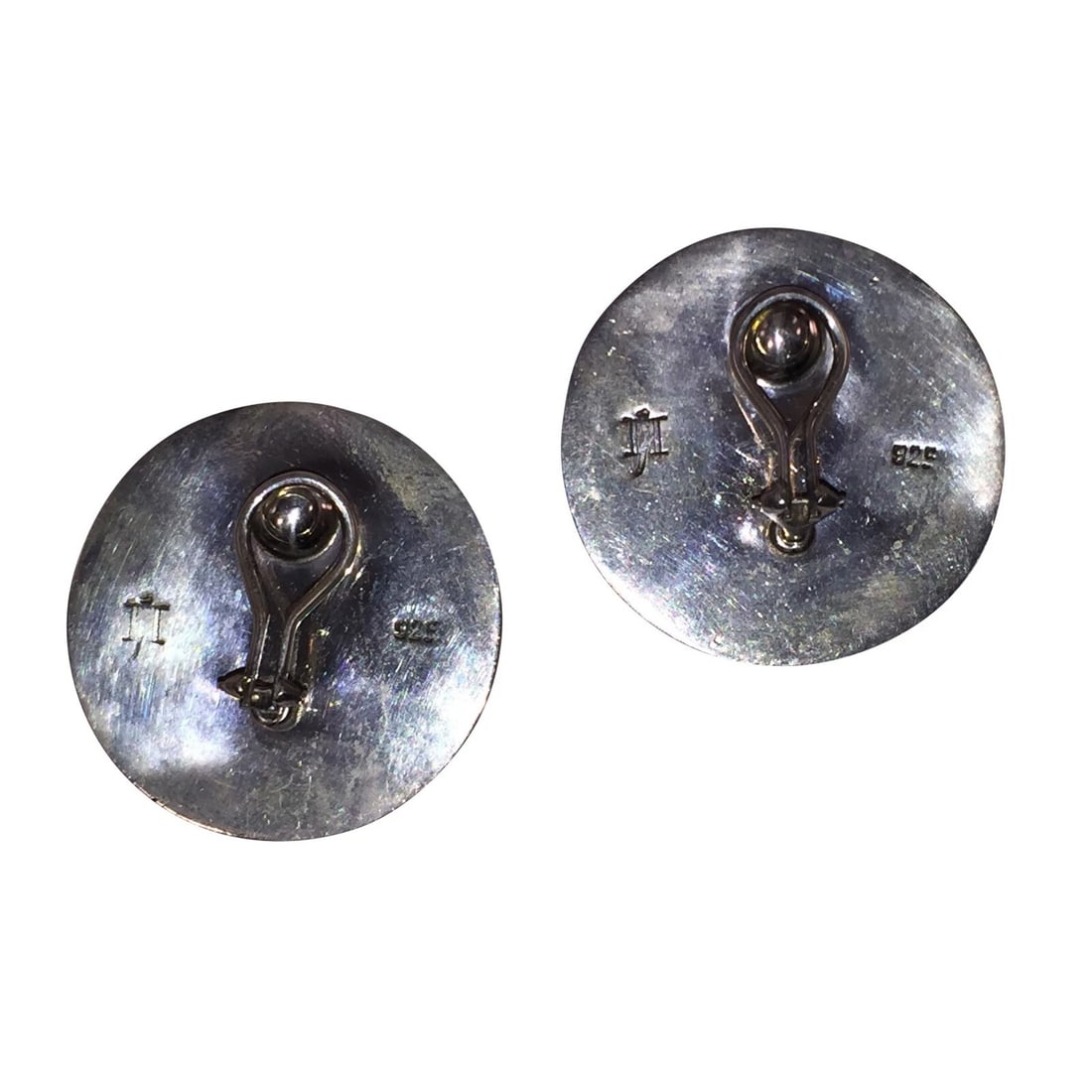John Hardy Large Dome Woven Sterling Earrings - 6
