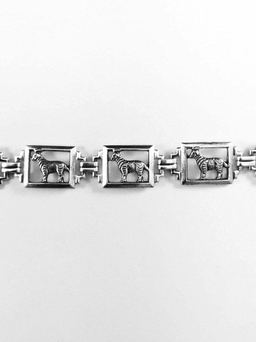 Sterling Silver Dog Bracelet - 3