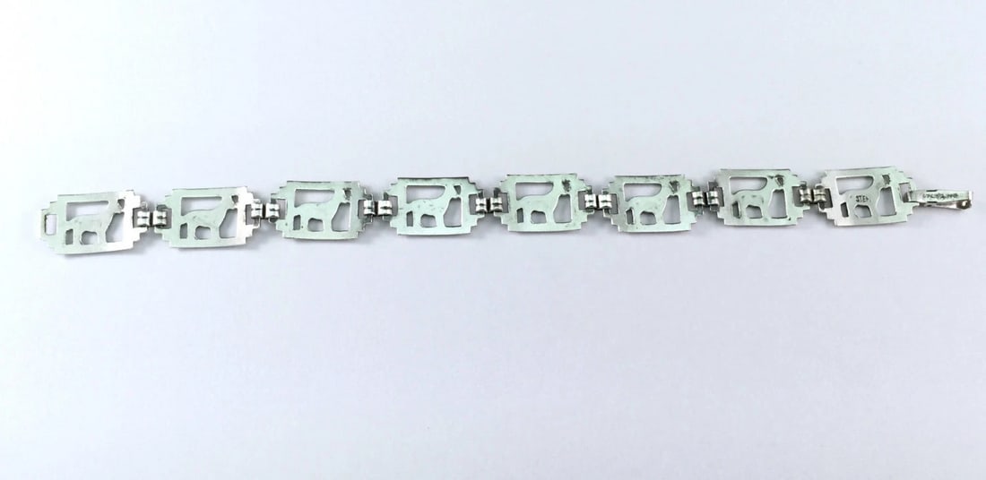 Sterling Silver Dog Bracelet - 5