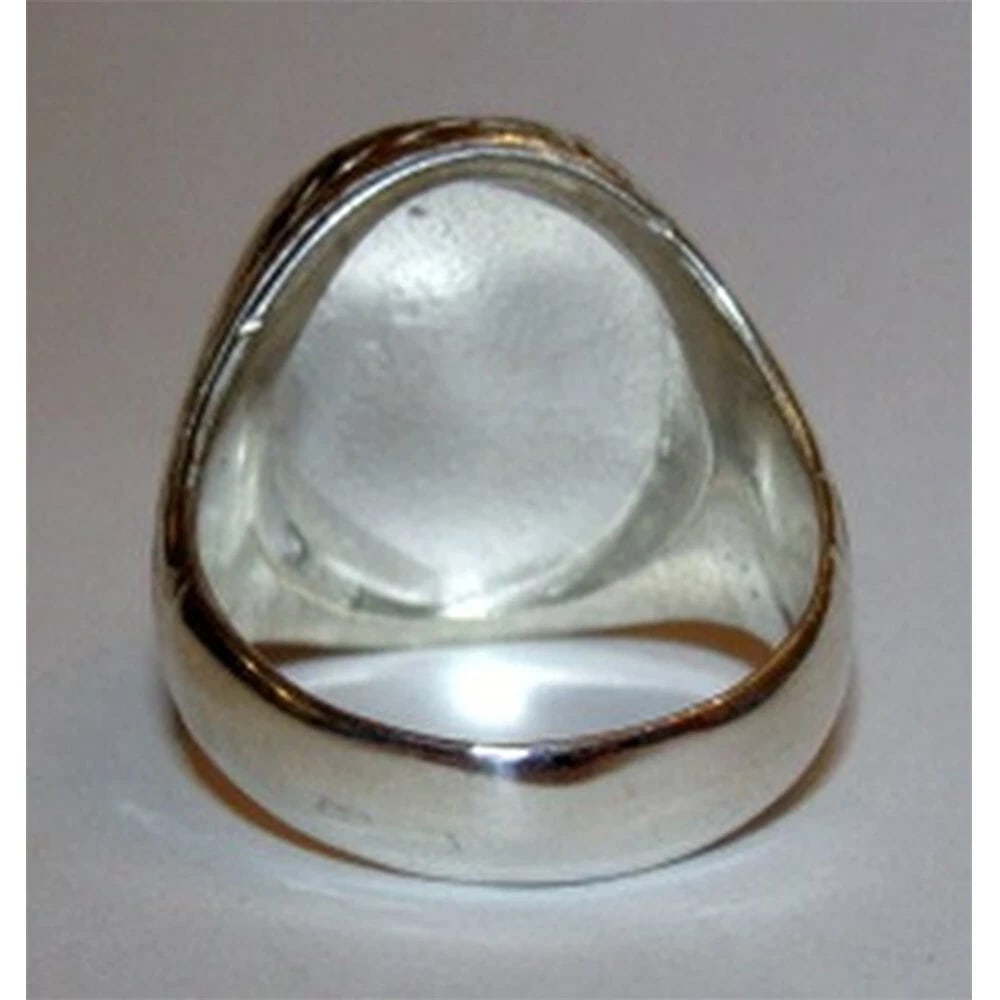 Sterling Silver Oval Perseus and Andromeda Cameo Ring - 5