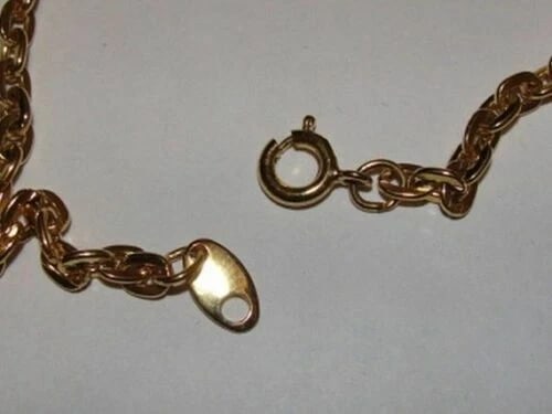 18 kt Gold Plated Cut Out Heart and Square Dangle Chain Necklace - 6
