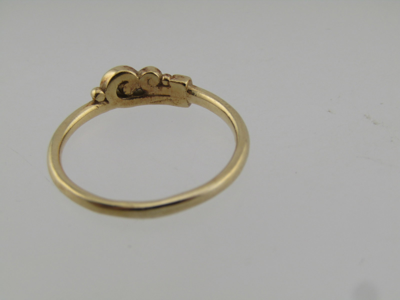 Vintage 14kt Scrolled Ring, Sz. 7.25, Mid-Century - 4