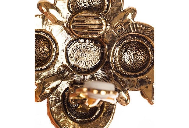 Barrera for Avon 18 kt gold plated Tribal Earrings - 7