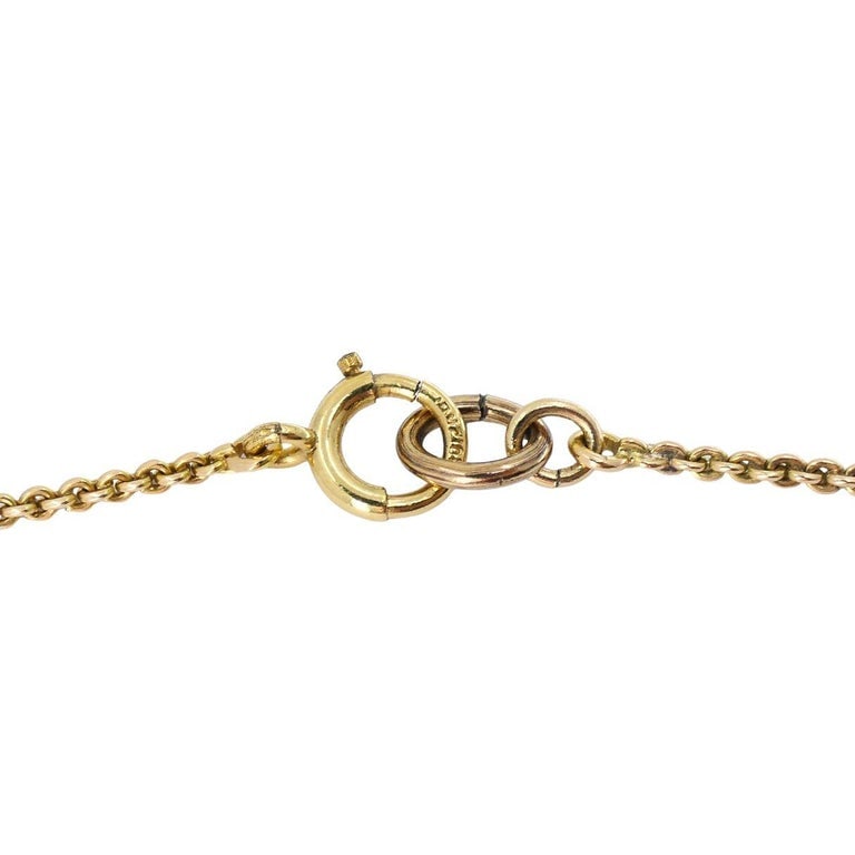 Vintage 14k Gold Diamond Pearl Heart Pendant Necklace - 7