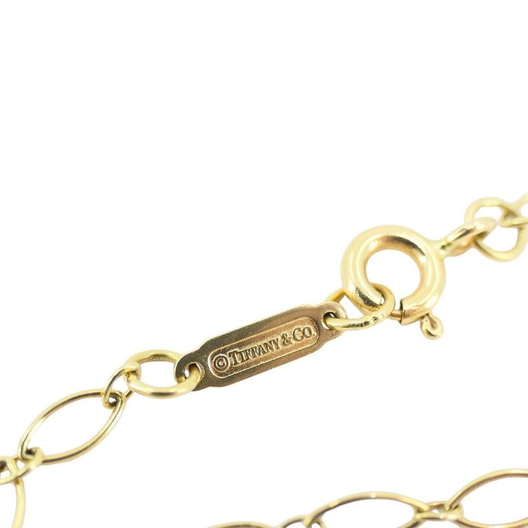 Elsa Peretti Tiffany & Co. Open Heart Key Pendant Necklace - 10
