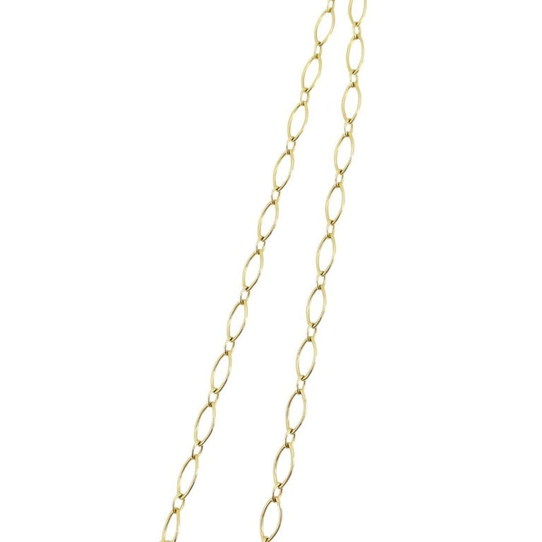 Elsa Peretti Tiffany & Co. Open Heart Key Pendant Necklace - 7