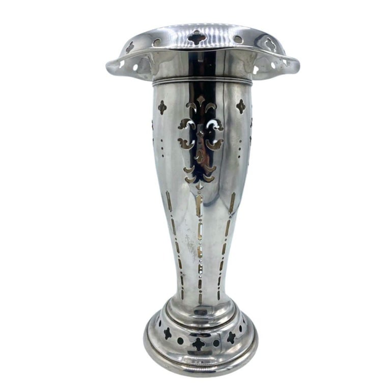 Antique Tiffany & Co Sterling Silver Vase - 4